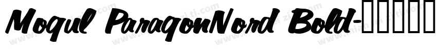 Mogul ParagonNord Bold字体转换